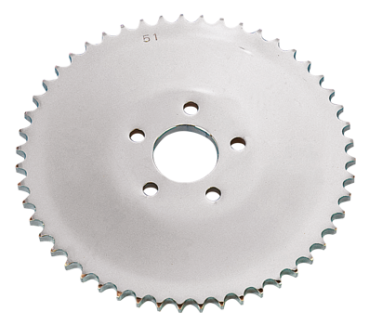CHROME PLATED SOLID REAR SPROCKETS